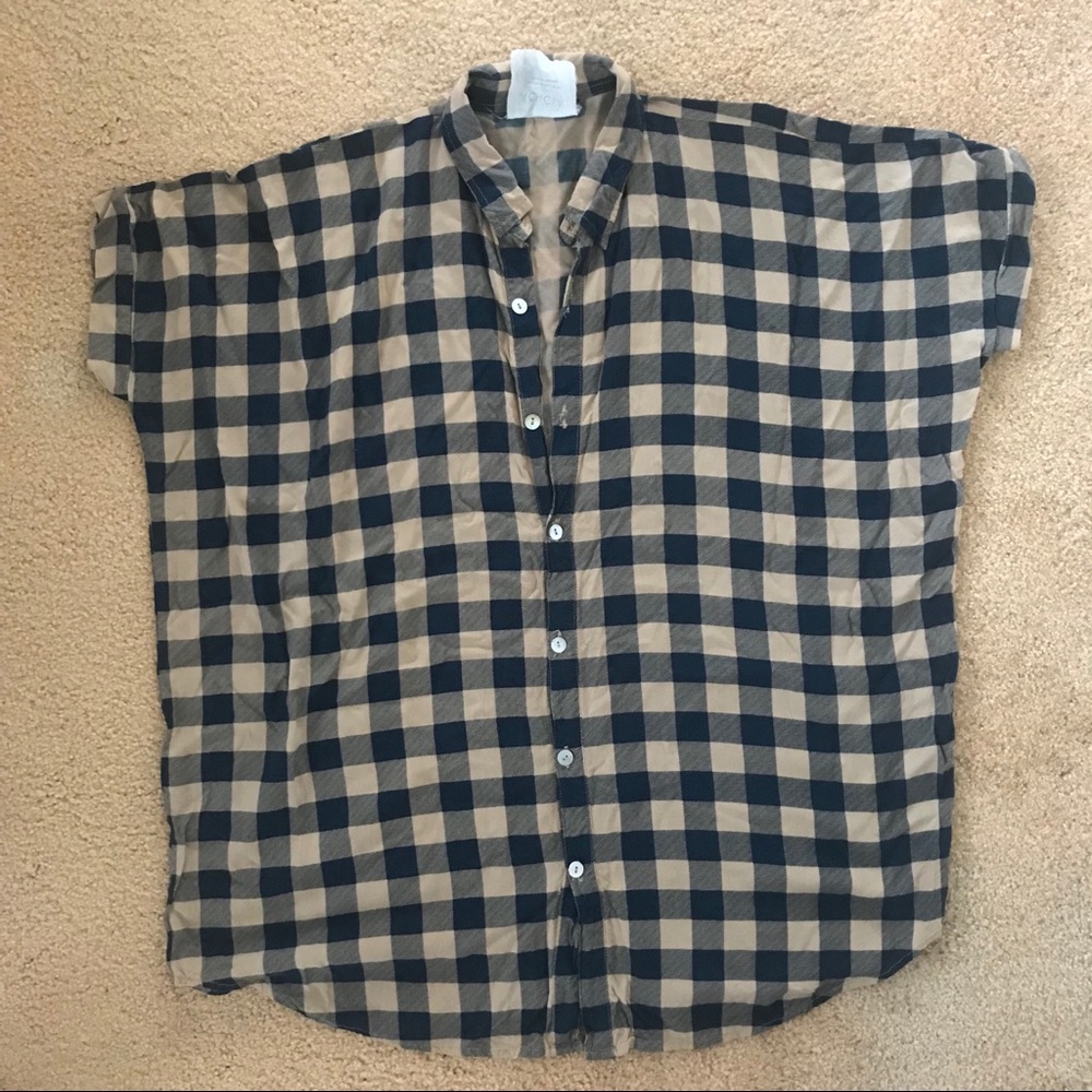 Acacia Mombasa dress in blue check